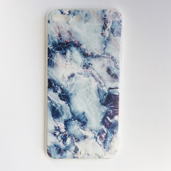Accessories - LAST ONE iPhone 7+/8+ Case Blue Granite Marble